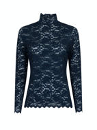 Neo Noir Bluse Liza Laceflower