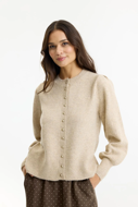 In Front Cardigan Pearl