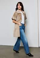 Buttefly Jakke Faux fur long