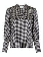 Neo Noir Bluse Herdis Shell Grid