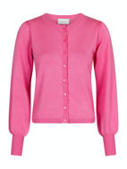 Neo Noir Cardigan Rose Solid