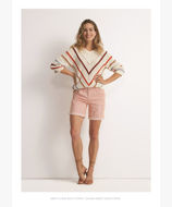 Red Button Shorts Sienna