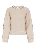 Neo Noir Knit Bluse Detri Soft