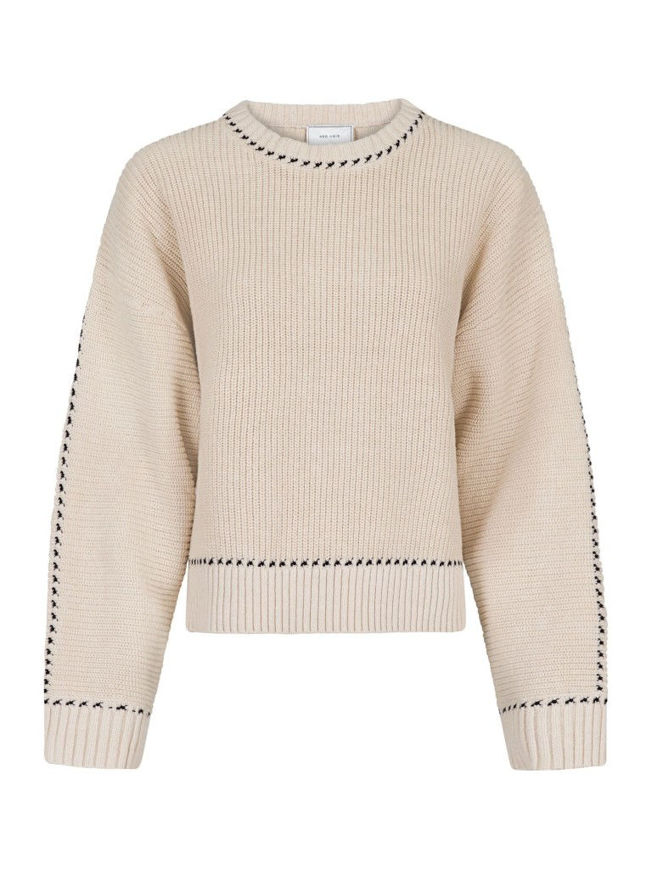 Neo Noir Knit Bluse Detri Soft