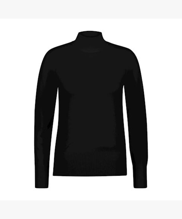 Red Button Strik Turtleneck