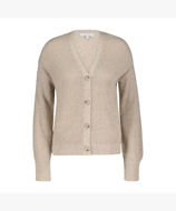 Red Button Cardigan V-neck