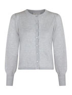 Neo Noir Cardigan Rose Solid