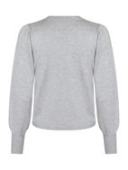 Neo Noir Cardigan Rose Solid