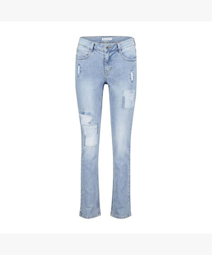 Red Button Jeans Patty patchwork