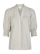 Neo Noir Skjorte Diana Crepe Stripe
