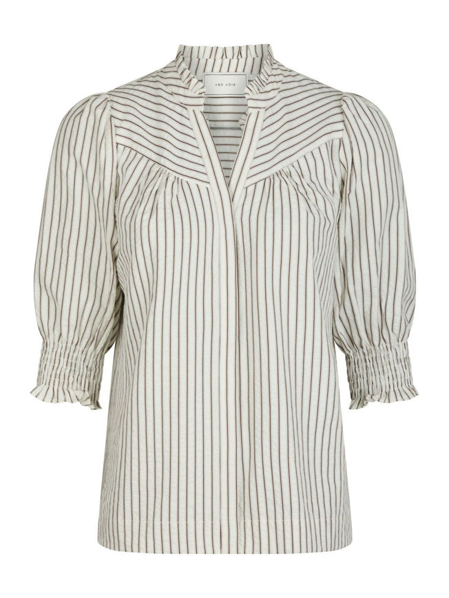 Neo Noir Skjorte Diana Crepe Stripe
