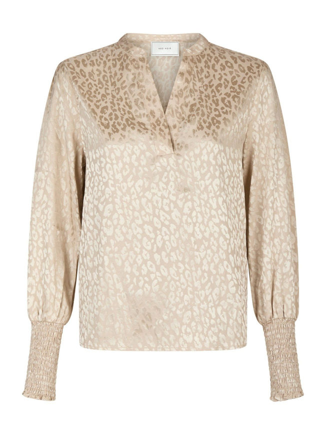 Neo Noir Bluse Landa Leo Jacquard