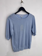 Red Button Bluse Sweet Sparkle