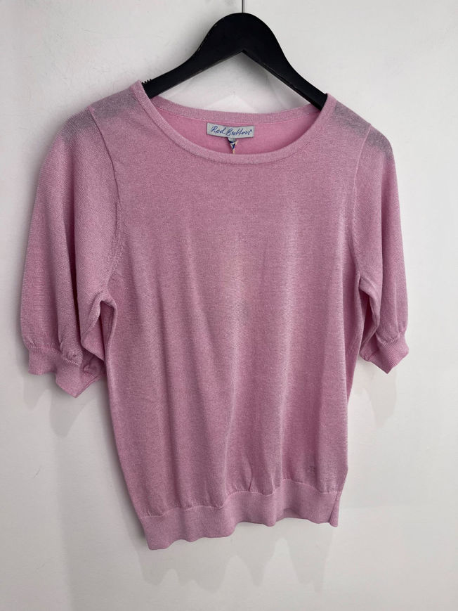 Red Button Bluse Sweet Sparkle