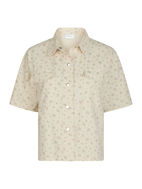 Neo Noir Skjorte Tiki Floral Denim