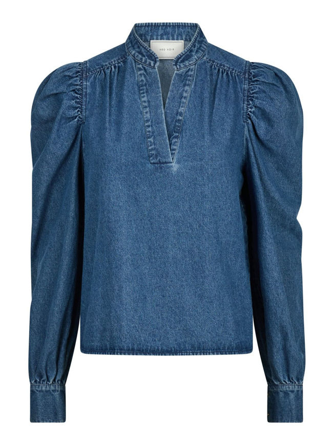 Neo Noir Bluse Rosslyn Denim