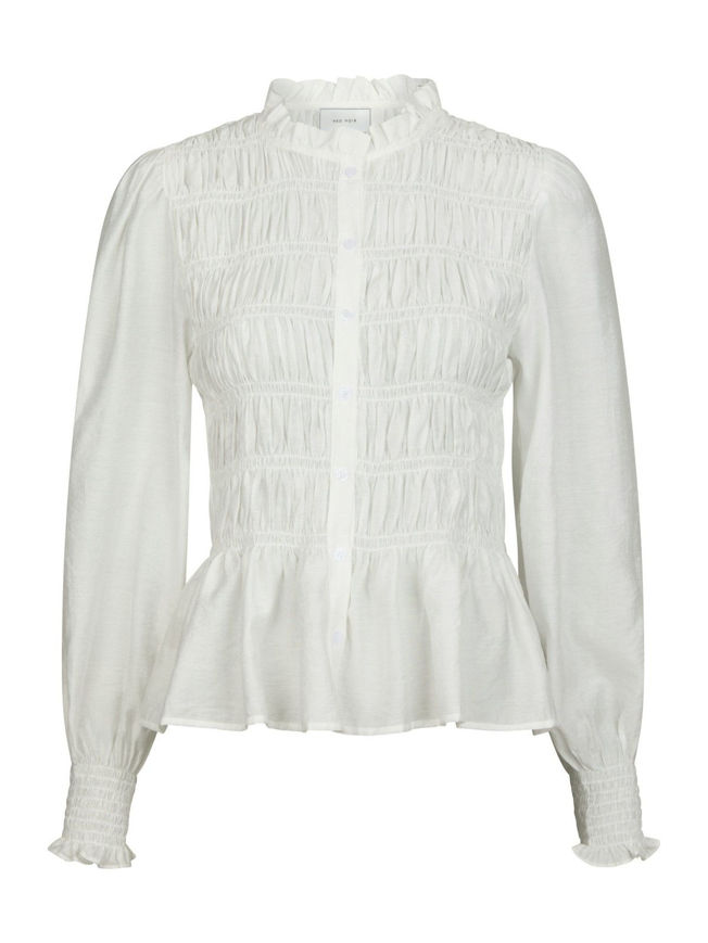 Neo Noir Bluse Mocca Smock